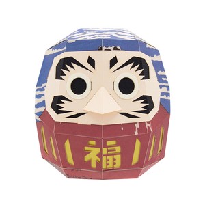 Object/Ornament Daruma Katsushika Hokusai Ukiyoe Papercraft Made in Japan