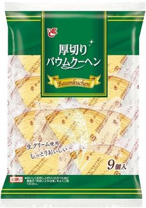 厚切りバウムクーヘン 9個入