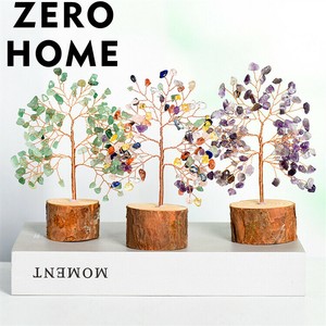 水晶の木工芸品 ホームオフィスデコレーション用 ユニークな置物
