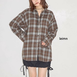 【2025AW新作入荷 チェックオーバーシャツ　SKYpink東京