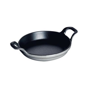ストウブ(staub)　ミニ・ラウンドディッシュ　グレー　40509-544　RSTB102