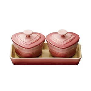 ル・クルーゼ(Le Creuset)　プチ・ラムカンダムール・セット　ローズQ　910223-00　RLM5106