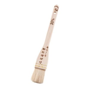 遠藤商事　SA 木柄白ハケ(山羊毛)　30mm　WHK01030