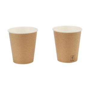 サンナップ　FMXエンボスカップ　未晒　210ml(50個入)　XKTA801