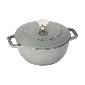 ストウブ(staub)　Wa-NABE(ワナベ)　両手鍋　18cm　グレー　40501-006　RSTI006