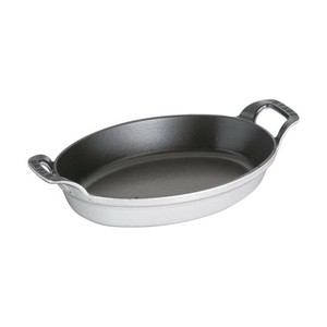 ストウブ(staub)　オーバルスタッカブルディッシュ　24cm　グレー40509-562　RST5016