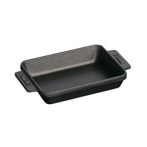 ストウブ(staub)　ミニ・レクタンギュラー　ディッシュ　黒　40509-548　RST5501