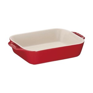 ストウブ(staub)　レクタンギュラーディッシュ14　チェリー　40508-582　RSTC515