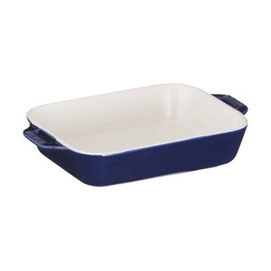 ストウブ(staub)　レクタンギュラーディッシュ20　ブルー　40508-587　RSTC517