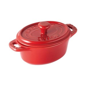 ストウブ(staub)　セラミック　オーバルミニココット　チェリー　40511-086　RSTC105