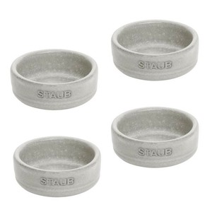 ストウブ(staub)　セラミック　ミニプレート　4ヶ組　カンパーニュ　RSTH801
