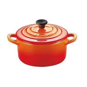 ル・クルーゼ(Le Creuset)　ミニ・ココット　オレンジ　910050-00　RKKA704