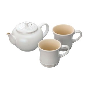 ル・クルーゼ(Le Creuset)　ティーポット&マグSS(2個入)セット　ホワイトL　910296-00　RLK1303