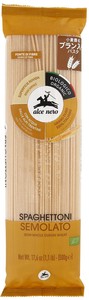 有機スパゲットーニ　（ブラン入り）500g