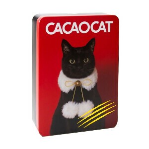 【クリスマス数量限定】CACAOCAT缶  14個入 RED（チョコレート　ギフト）