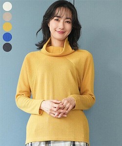T-shirt Dolman Sleeve Off-Turtle Neck Switching Cut-and-sew [2025 NEW]