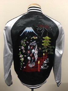 ※※『予約販売‼‼9月8日(月)まで』☆☆当社実績アイテム☆☆　ポリサテン裏付スカジャン(舞妓)
