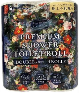 FULL　BLOOM　COLLECTIONプレミアムシャワートイレット4R 【トイレットペーパー】