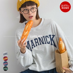 【SD限定販売】250g裏毛 スウェット カレッジ ロゴ プリント プルオーバー【2025年秋冬新作】