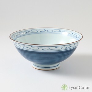 波佐见烧 饭碗 手绘 蓝色 日本制造