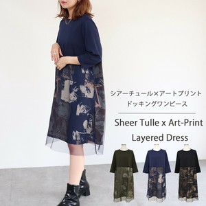 洋装/连衣裙 拼接洋装/对接连衣裙