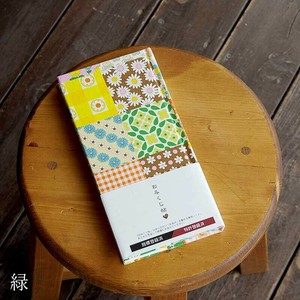 おみくじ帳/おみくじ帖　フラワーパッチ(緑)