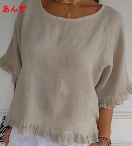 Tシャツ 半袖 ラウンドネック 無地 快適 レディース ファッション MBQ3314