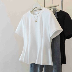 Tシャツ 半袖 ラウンドネック 無地 快適 レディース ファッション MBQ3318