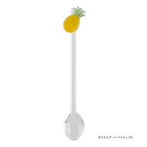 （取り寄せ品）ﾌﾙｰﾂﾓﾁｰﾌ ｶﾞﾗｽｽﾌﾟｰﾝ ﾊﾟｲﾅｯﾌﾟﾙ