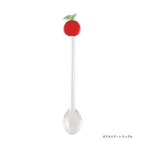 （取り寄せ品）ﾌﾙｰﾂﾓﾁｰﾌ ｶﾞﾗｽｽﾌﾟｰﾝ ｱｯﾌﾟﾙ