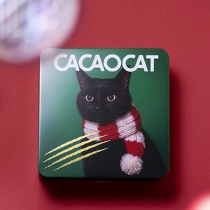 【クリスマス数量限定】CACAOCAT缶  8個入 CHRISTMAS（チョコレート　ギフト）