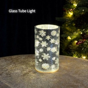 【予約販売：新商品】【2025年クリスマス】LED付き ガラスチューブライト