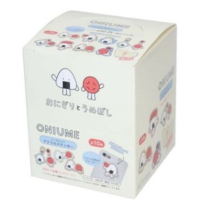 おにうめ シークレットアクリルステッカー 全10種 10個セット