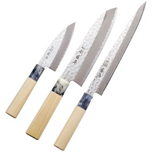 関藤平 関藤平　鎚起刺身・三徳・小出刃包丁3点セット 32057 8372-080