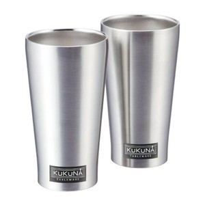 KUKUNA TABLEWARE ククナ ステンレスタンブラー350ml2客セット(サテン) KKN-ST350WN 6157-057