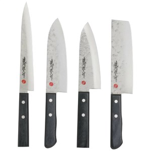 濃州孫六作古流梨地包丁4点セット 200K 3522-053