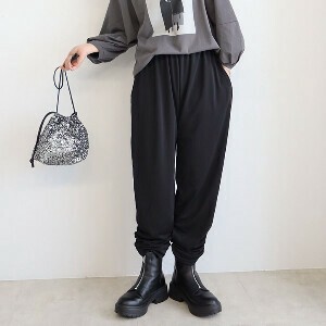 Full-Length Pant Design Easy Pants Shirring