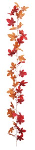 カラフルメイプルガーランド〈ブラウン〉　L175cm/秋/紅葉/店舗装飾・イベント用品