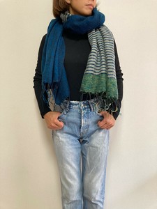 新入荷★手織りのアシンメトリーショール ・ストール大判