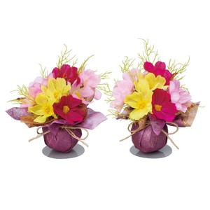 秋装飾品　コスモスラップ　幅14cm　2個