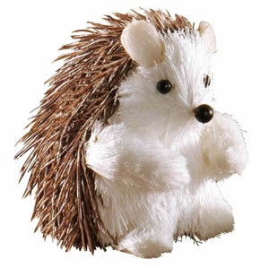 秋装飾品　ハリネズミ　高さ10cm
