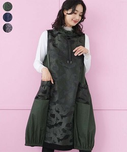 Tunic Sleeveless Dress Shirring Switching [2025 NEW]