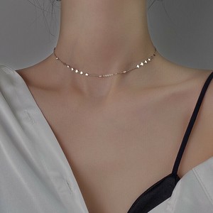韓国　ネックレス ネックレス レディース　ネックレス シルバー925　メッキ ネックレス シルバー