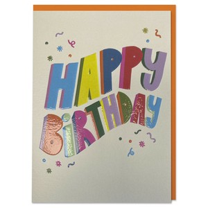 ラズベリーブロッサム グリーティングカード　Happy Birthday【イギリス製】