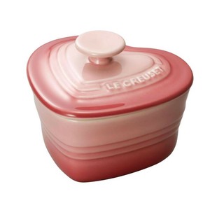 ル・クルーゼ(Le Creuset)　ラムカン・ダムールS　フタ付　ローズQ　910031-10　RLM3907