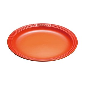 ル・クルーゼ(Le Creuset)　ラウンド・プレート・LC　オレンジ　910140-19　RLK0902