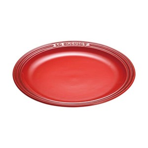 ル・クルーゼ(Le Creuset)　ラウンド・プレート・LC　Cレッド　910140-23　RLK0906