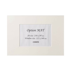 カザロ オプションマット 四角A A4/2L ゆき 36V001P0101