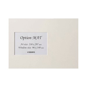 カザロ オプションマット 四角B A4/KG ゆき 36V003P0101