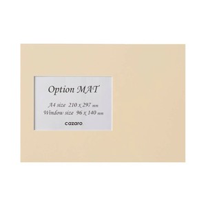 カザロ オプションマット 四角B A4/KG エクリュ 36V003P0106